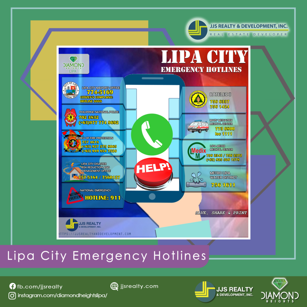 Lipa city emergency hotlines